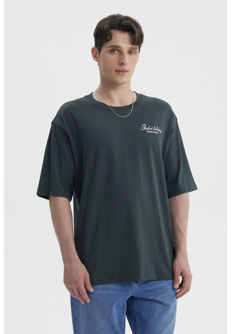 Polera Hombre Slim Verde