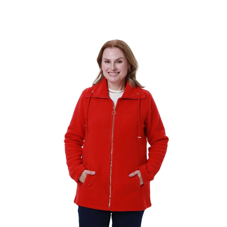 Polar Mujer Básico Rojo-0