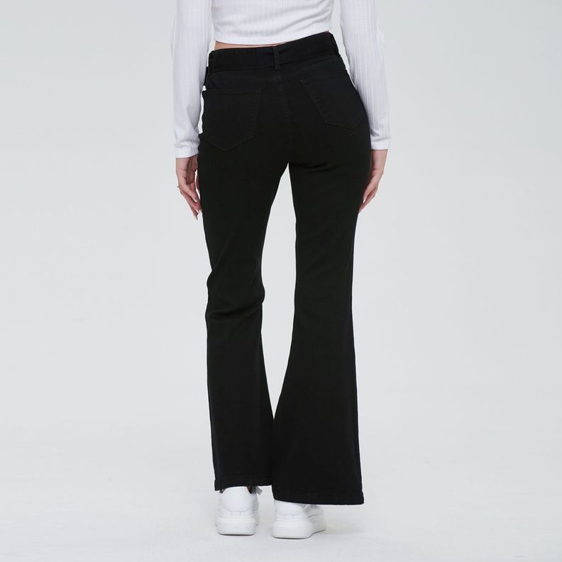 Jeans Mujer Flare Cinturón Negro Fashion´s Park-2