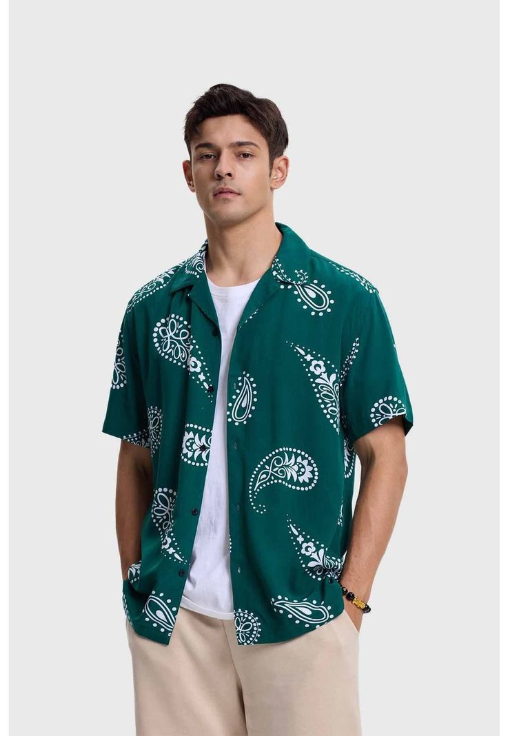 Camisa Hombre Verde - ll