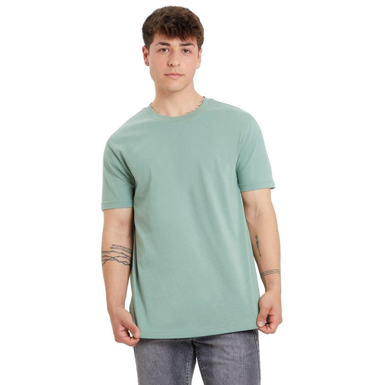 Polera Lisa Menta Hombre-0