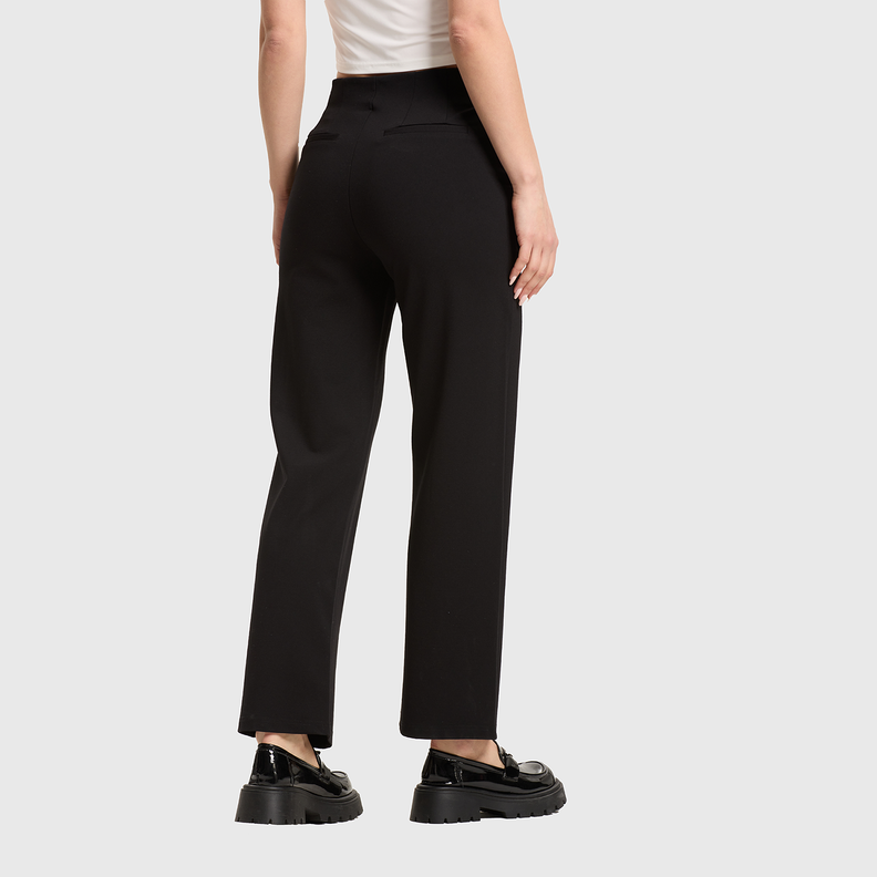 Pantalón Mujer 2 Botones Negro Fashion's Park-2