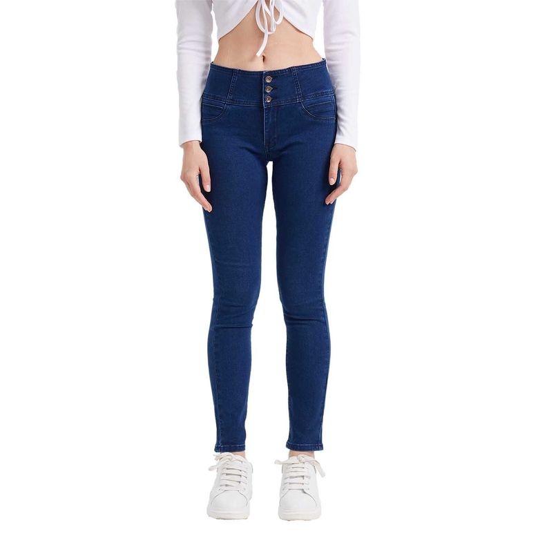 Jeans Mujer Skinny Castilla Azul Oscuro-0