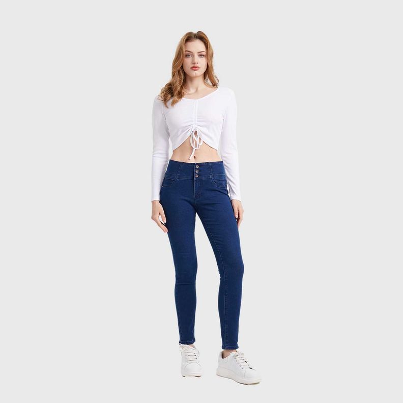 Jeans Mujer Skinny Castilla Azul Oscuro-3