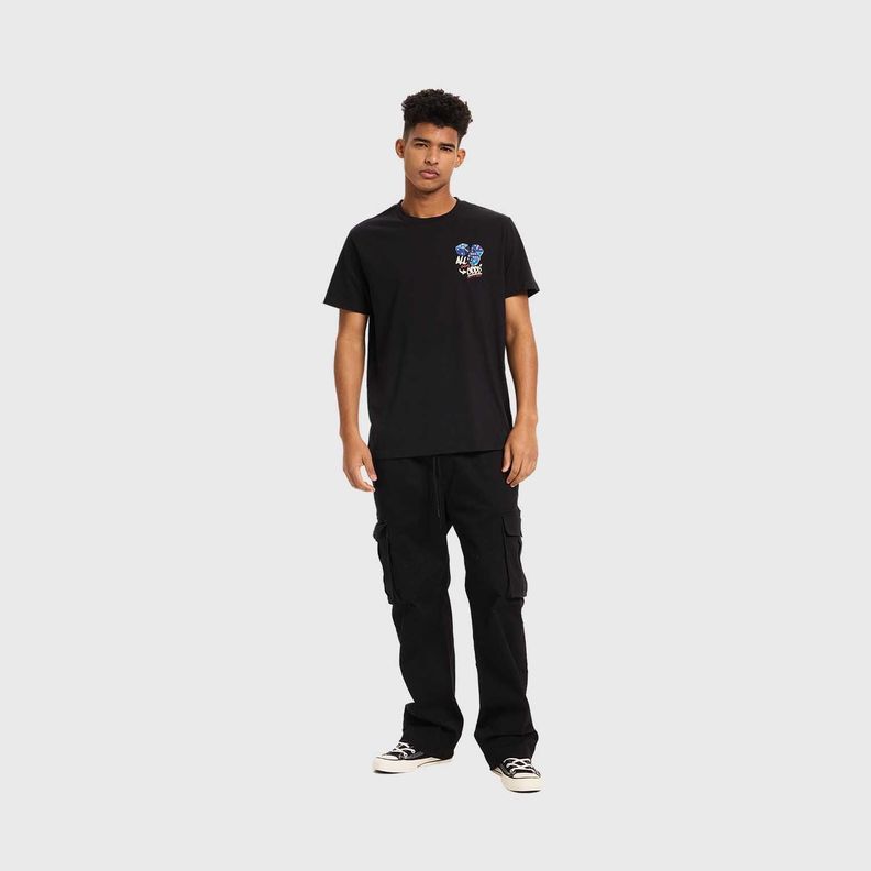 Polera Hombre Print Negro Iv  Fashion's Park-3