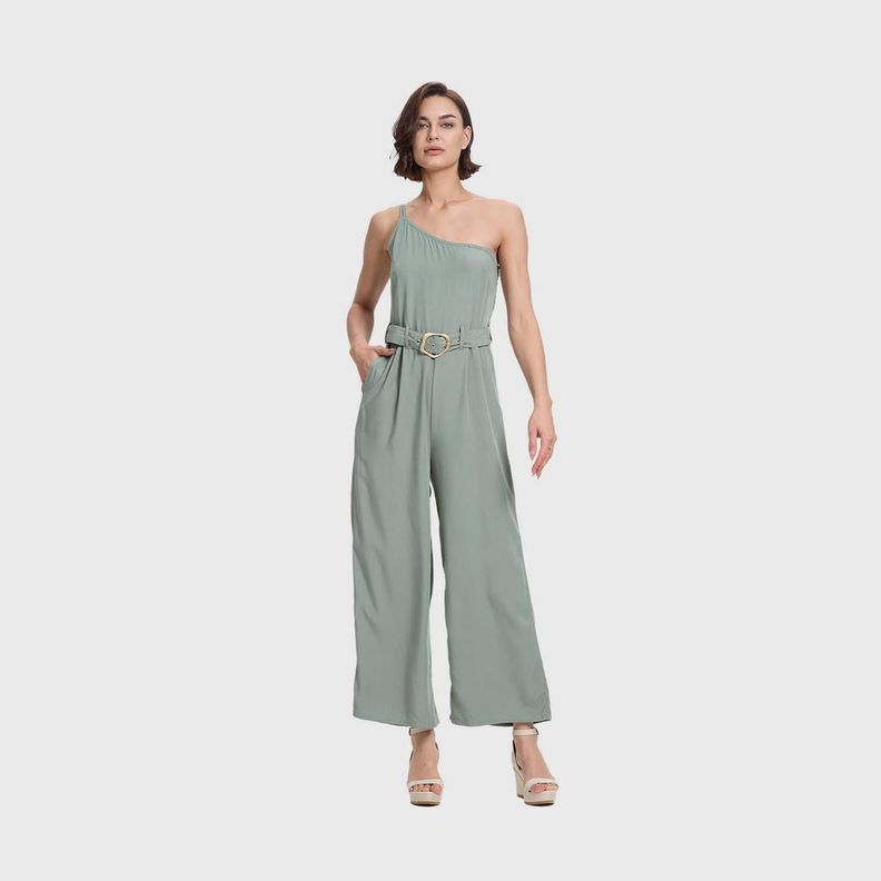 Enterito Mujer Largo Pabilo Verde Musgo Fashion's Park-3