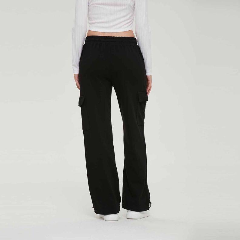 Pantalón Buzo Mujer Cargo Negro Fashion´s Park-4