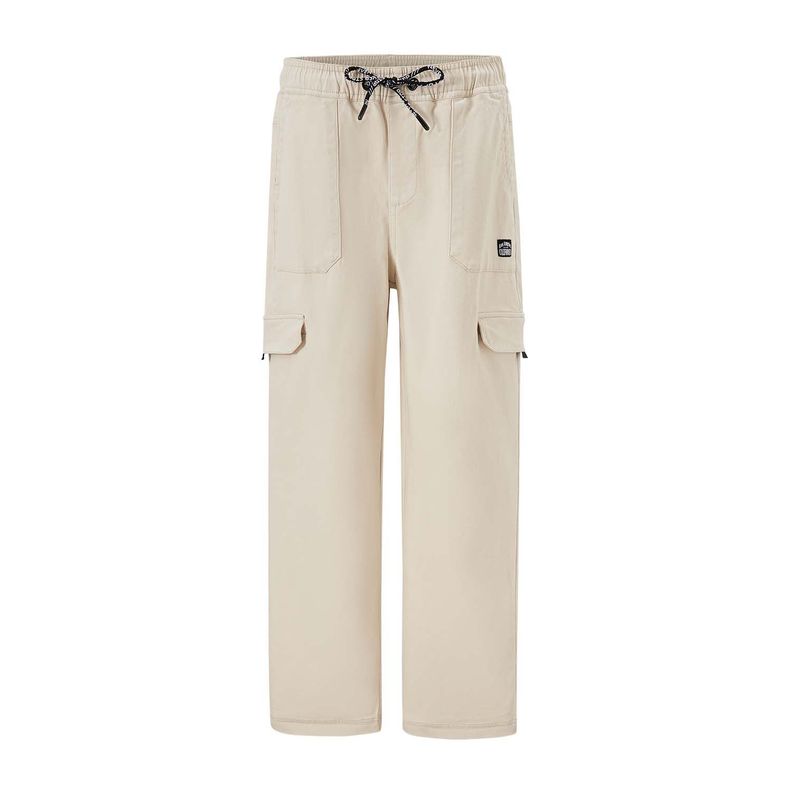 Pantalón Niño Gabardina Tipo Cargo Beige Fashion's Park-0
