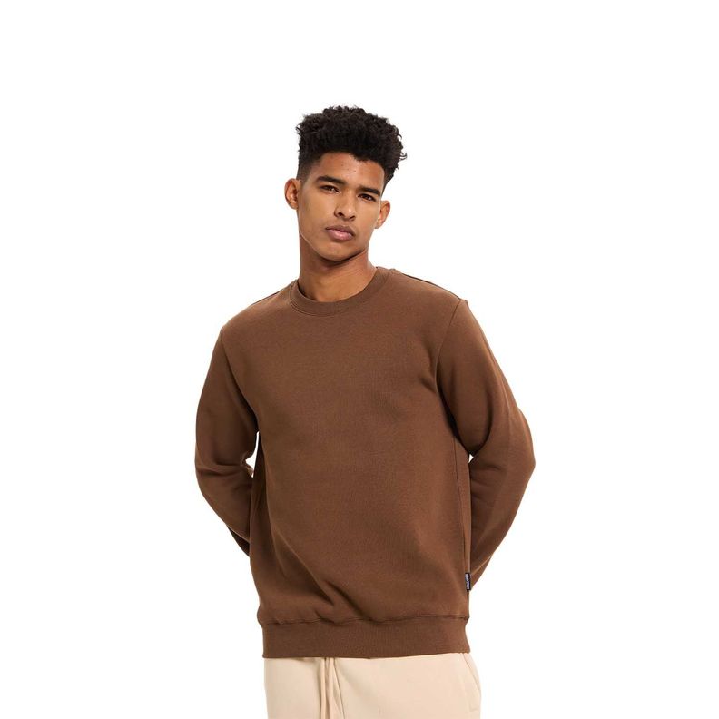 Polerón Hombre Básico Chocolate II  Fashion's Park-0