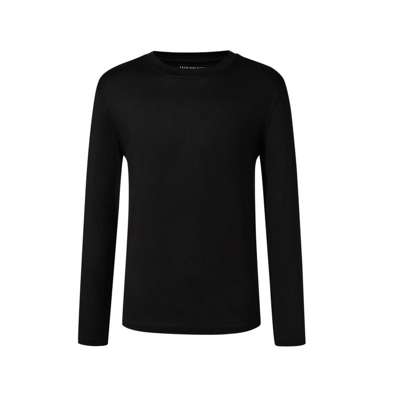 Camiseta Hombre Primera Capa Superior Negro-0
