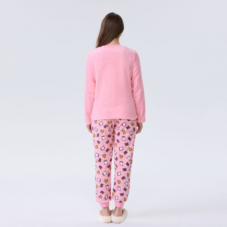 Pijama Mujer Polar Rosa Fashion´s Park-1
