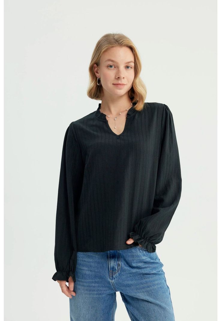 Blusa Mujer Regular Negro - ll