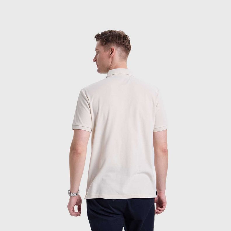 Polera Hombre Pique Lisa Básica Beige Fashion's Park-2