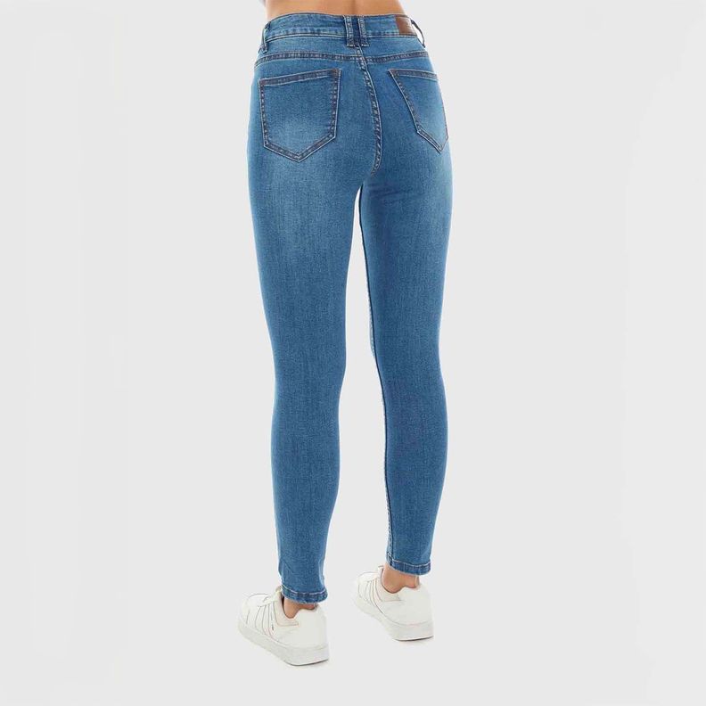 Jeans Mujer Super Skinny Estela Azul Claro Fashion´s Park-2