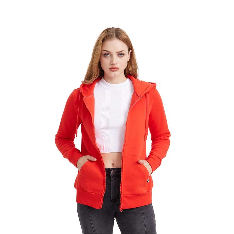 Polerón Mujer Hoodie Rojo Fashion´s Park-0