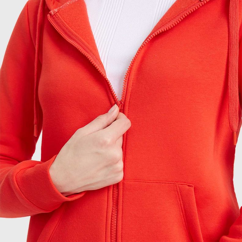 Polerón Mujer Hoodie Rojo Fashion´s Park-3