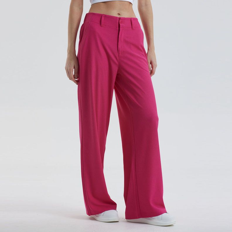 Pantalón Mujer Sastrero Juvenil Fucsia Fashion´s Park-0
