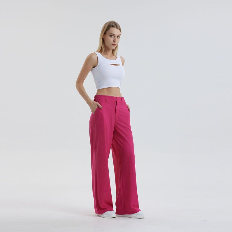 Pantalón Mujer Sastrero Juvenil Fucsia Fashion´s Park-3