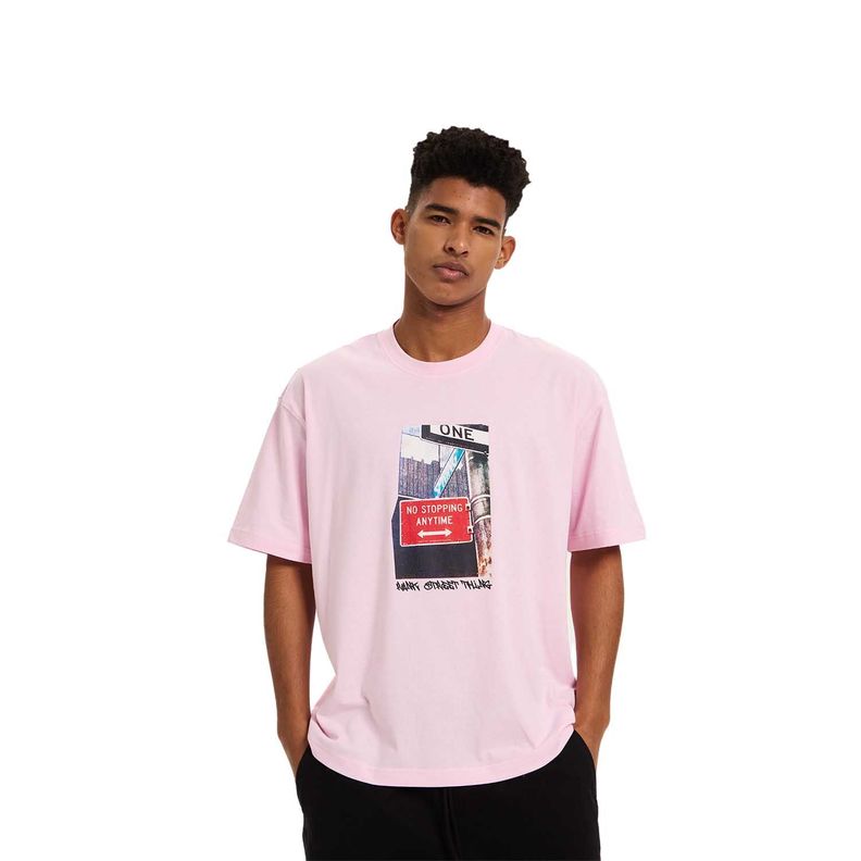 Polera Hombre City Rosado Claro Fashion's Park-0