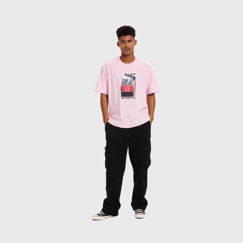 Polera Hombre City Rosado Claro Fashion's Park-3