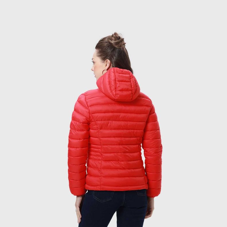 Parka Mujer Corta Plummy Rojo-2