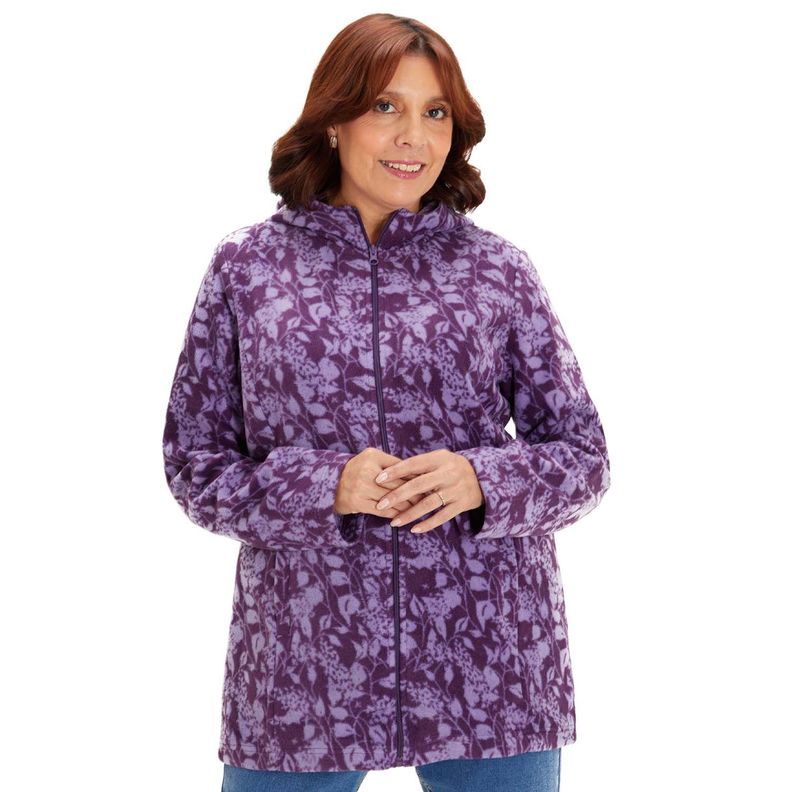 Polar Estampado Casual Morado Fashions Park-0
