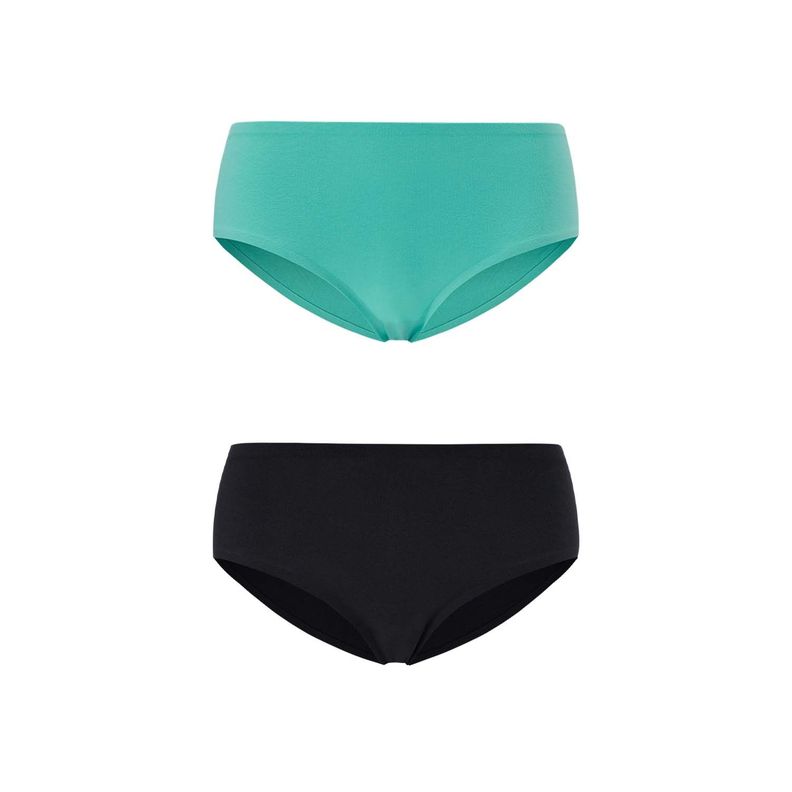 Calzón Mujer Bipack Pantaleta Algodón Aqua Fashion's Park-0