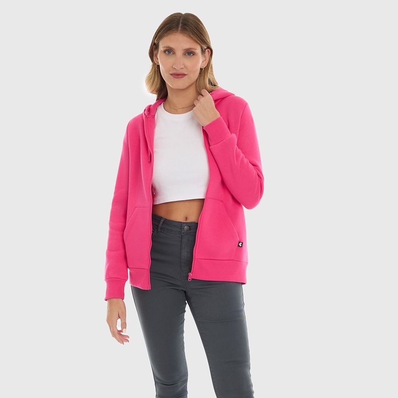 Polerón Mujer Hoodie Fucsia Fashion's Park-3