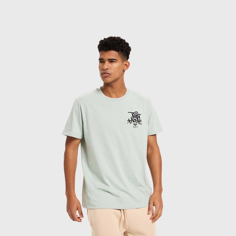 Polera Hombre Print Verde Claro Fashion's Park-1