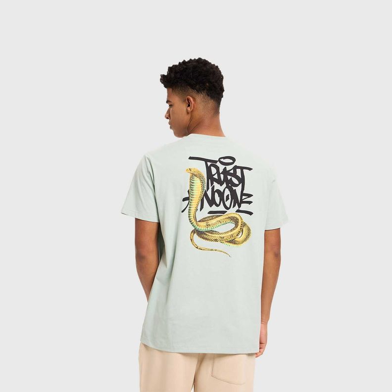 Polera Hombre Print Verde Claro Fashion's Park-2