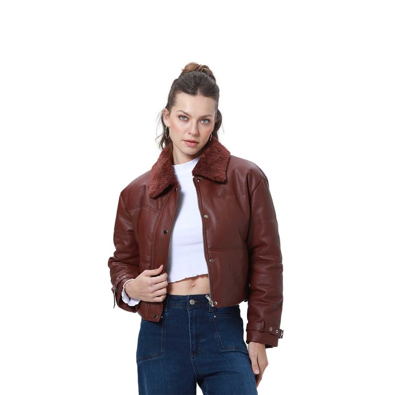 Parka Mujer Puffa Chiporro Chocolate-0