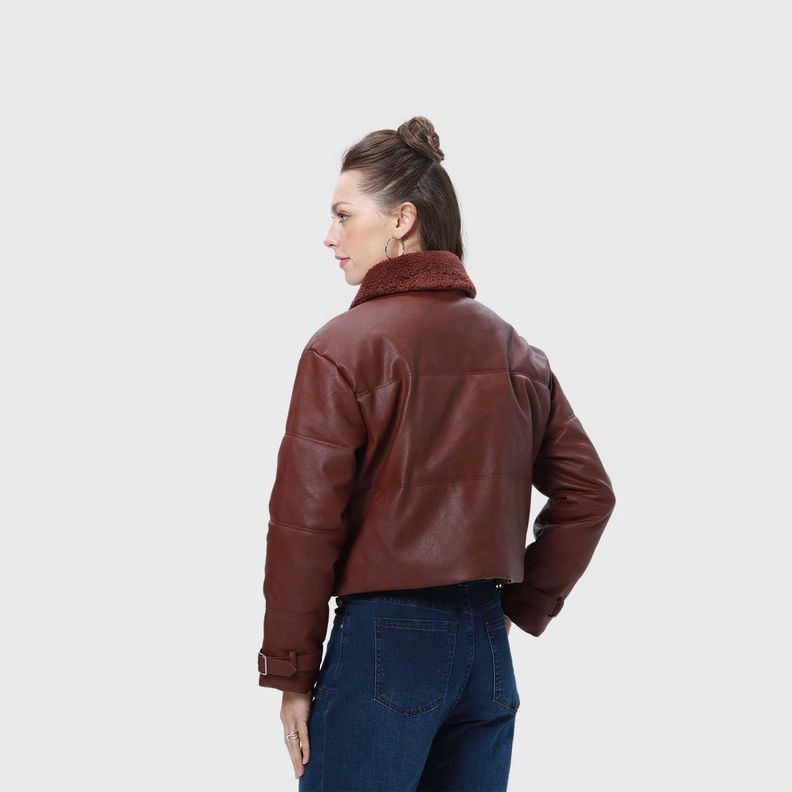 Parka Mujer Puffa Chiporro Chocolate-2