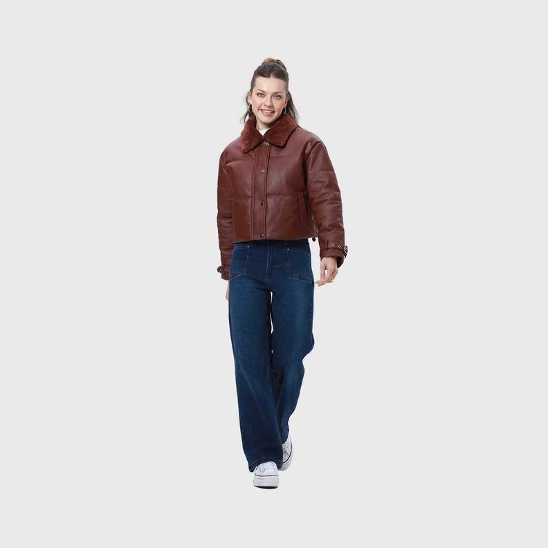 Parka Mujer Puffa Chiporro Chocolate-3