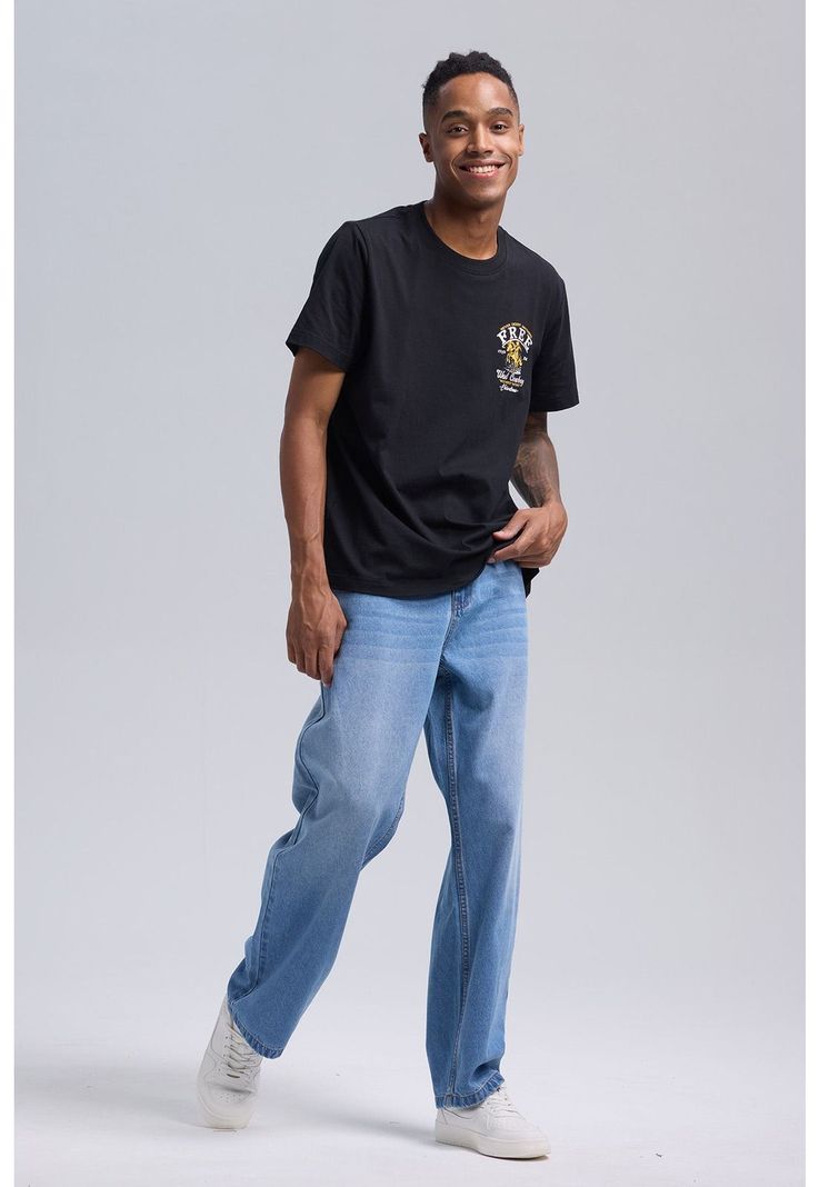 Jeans Hombre Baggy Western Azul Retro Fashion´s Park | Paris.cl