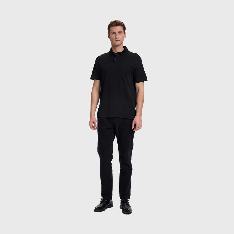 Polera Hombre Lisa Negro Iv  Fashion's Park-3