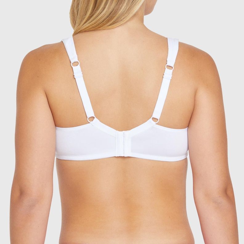 Sostén Maternal Broche Amplio Blanco Mujer-1