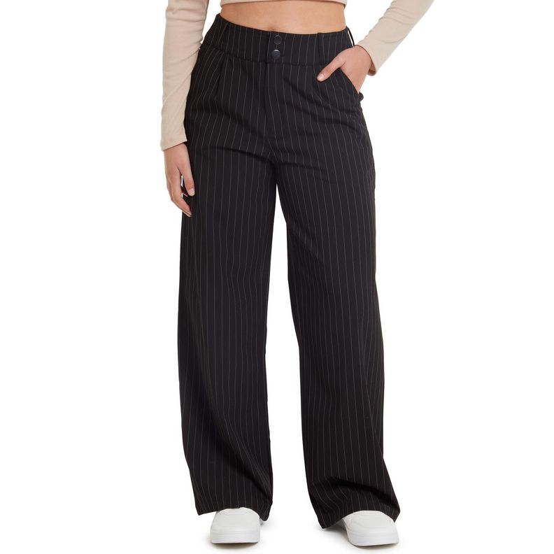 Pantalón Mujer Sastrero Negro Fashion´s Park-0