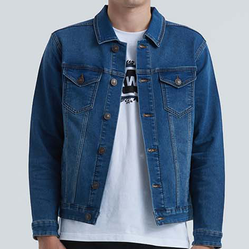 Chaqueta Hombre Jogger Azul-3