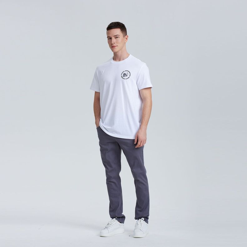 Polera Print Blanco Ii Hombre-3