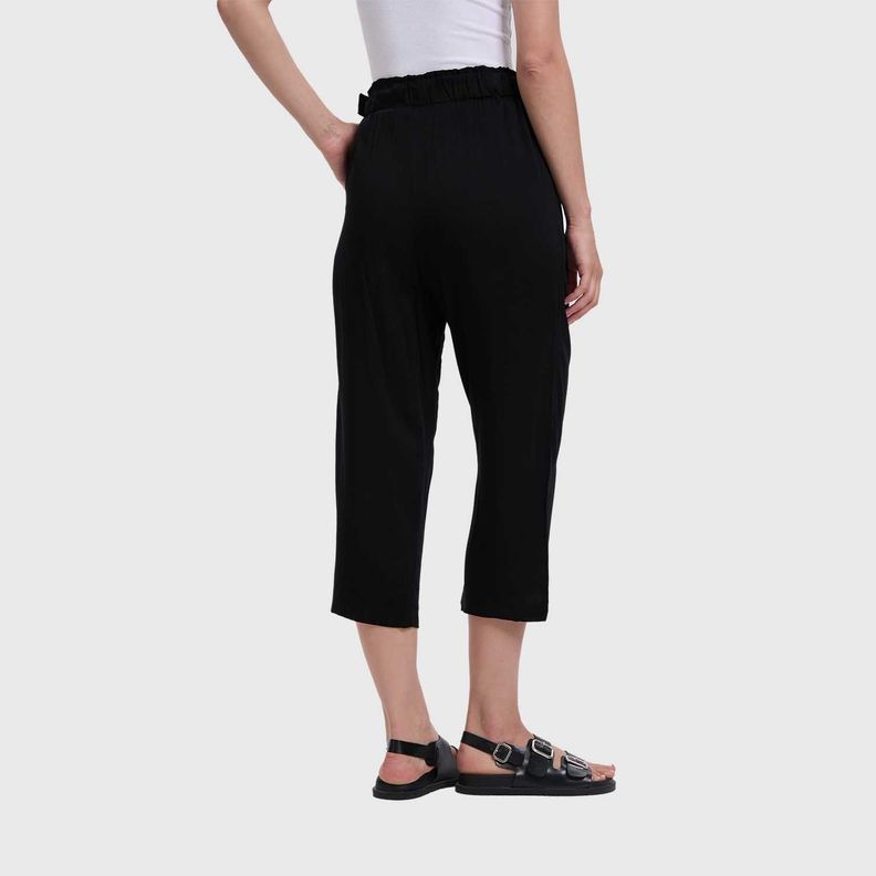 Pantalón Mujer Sastrero Con Cinturón Negro Fsp FSP-2