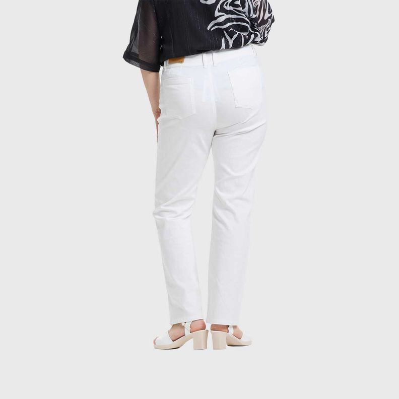 Pantalón Mujer Gabardina Crudo Fashion's Park-2