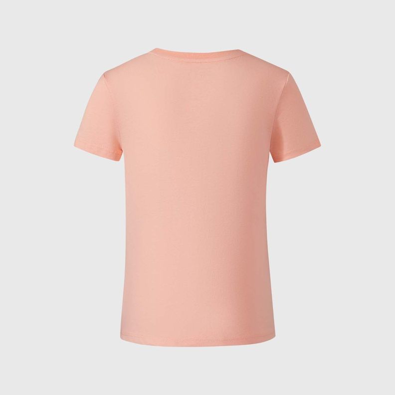 Polera Niña Print Salmon Fluor I Fashion's Park-1