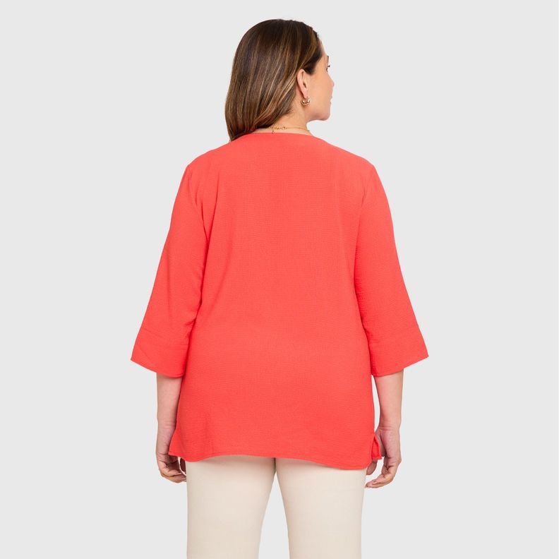 Blusa Mujer Lisa Coral Fashions Park-2