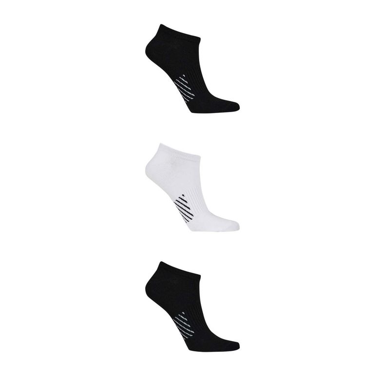 Calceta Deportiva Hombre Tripack Negro  Fashion's Park-0