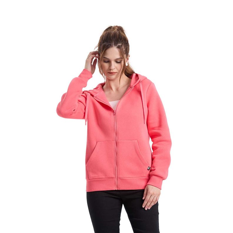 Polerón Mujer Hoodie Coral Fashion's Park-0