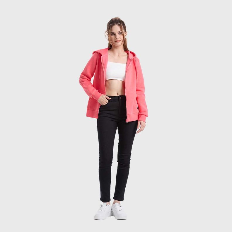Polerón Mujer Hoodie Coral Fashion's Park-3