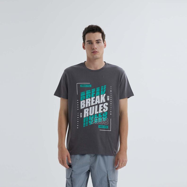 Polera Hombre Estampada Marengo-0