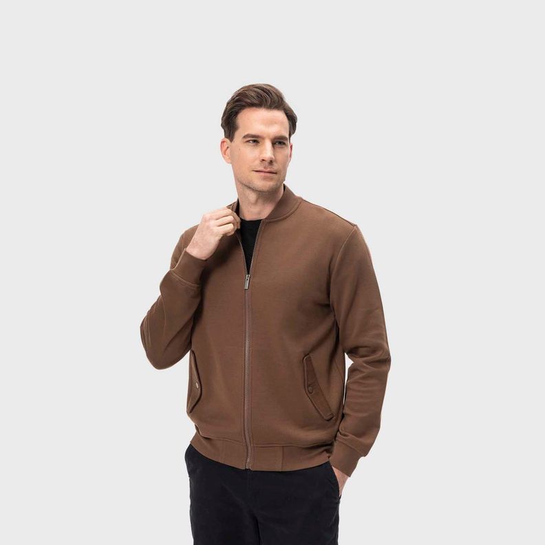 Polerón Hombre Bomber Chocolate Fashion's Park-1
