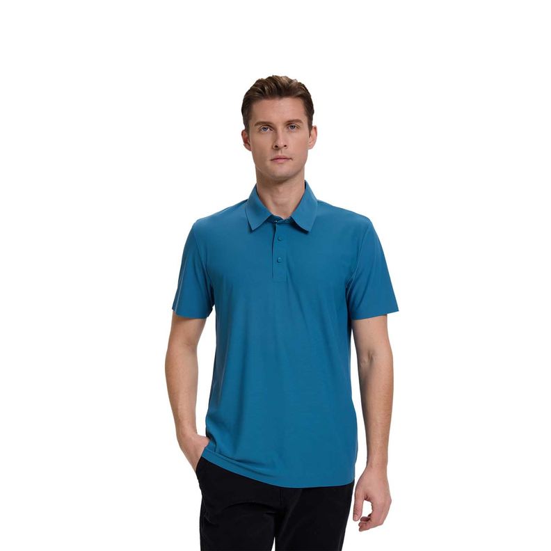 Polera Hombre Deportiva Azul Fashion's Park-0