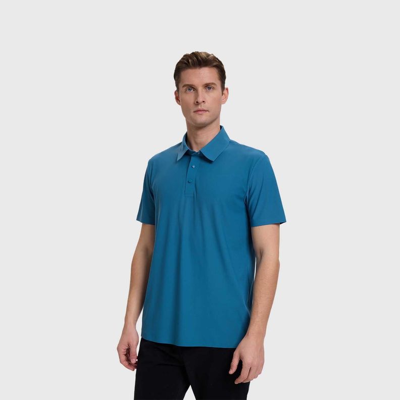Polera Hombre Deportiva Azul Fashion's Park-1